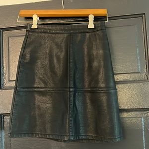 Faux leather mini!